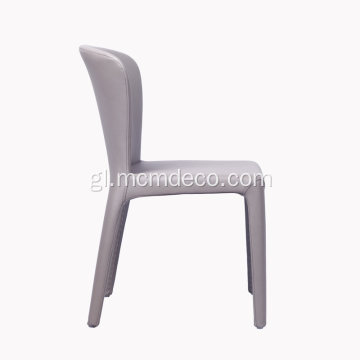 Cadeira de comedor de coiro Cassina 369 HOLA